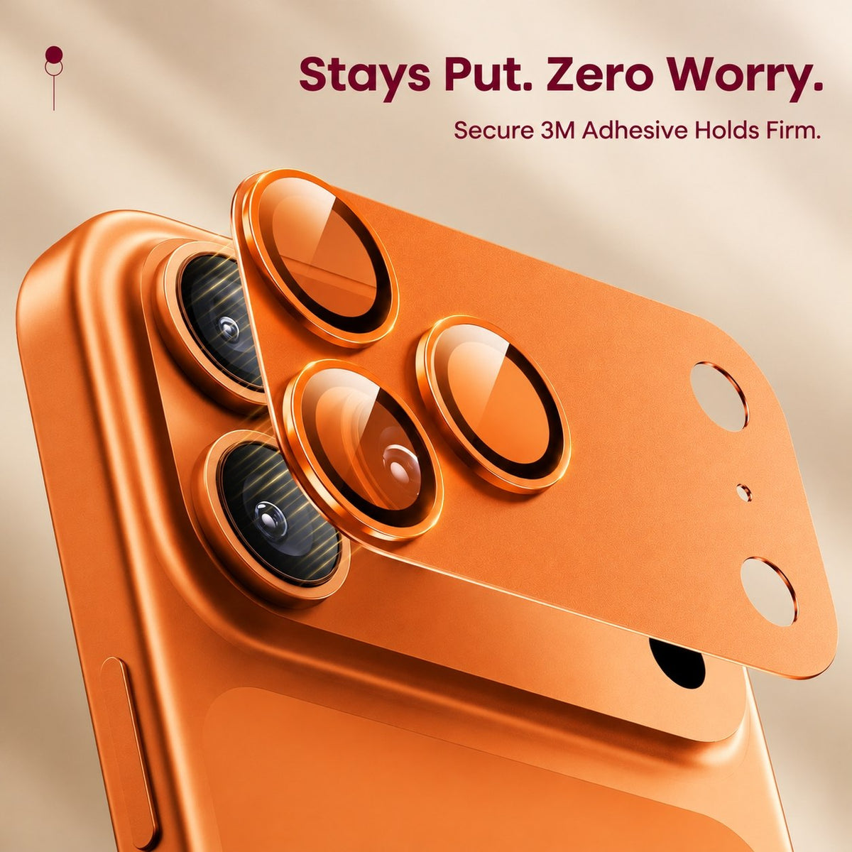 Camera lens protective film
