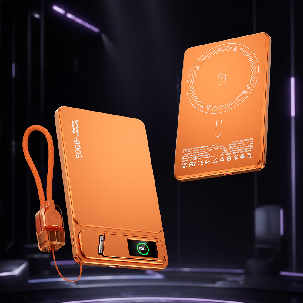 Magnetic Wireless Power Bank with Stand