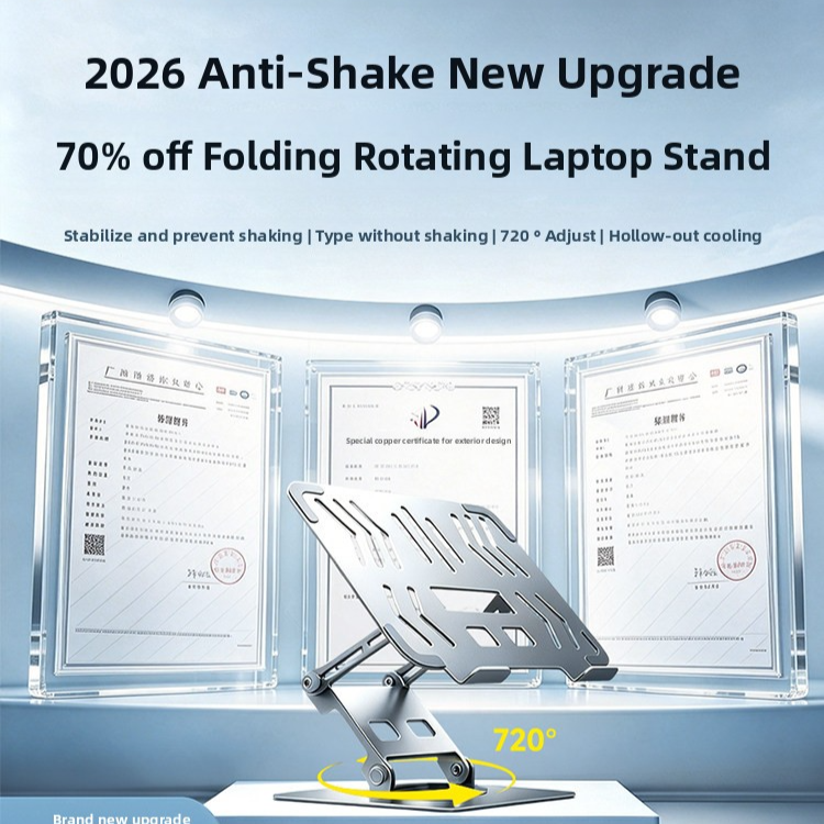 Rotatable Aluminum Laptop Stand
