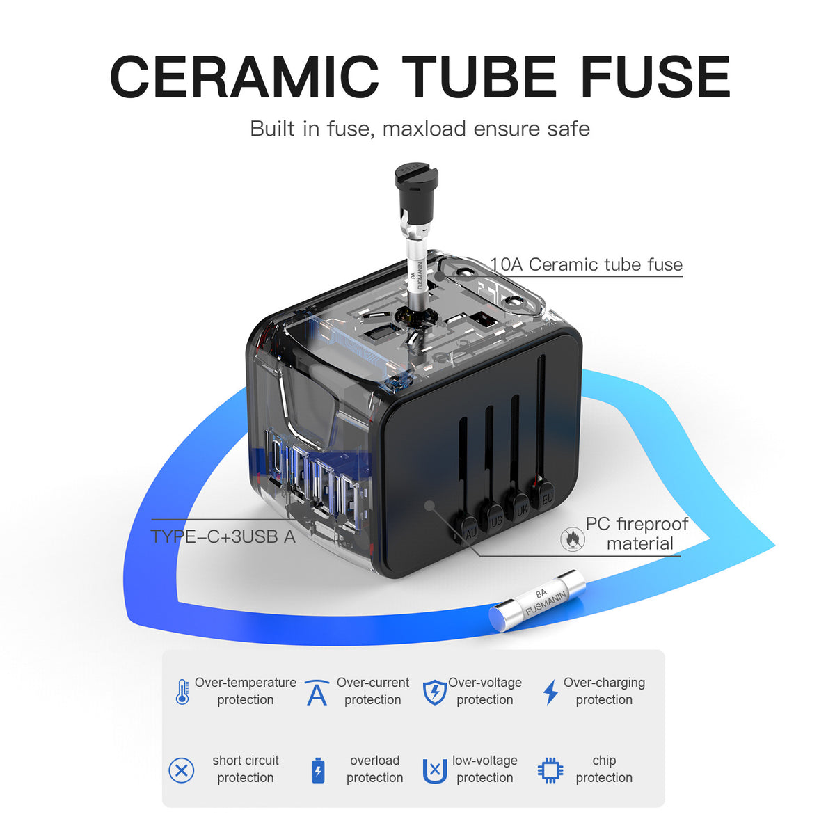 Multifunctional travel charger