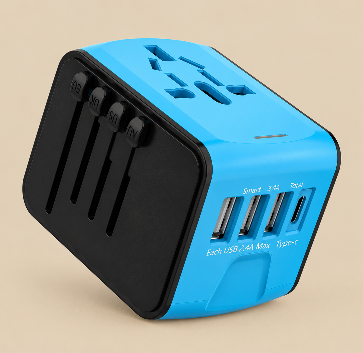 Multifunctional travel charger